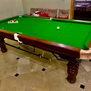 Professional 4x8 Snooker Table – Marble Bed with Accessories